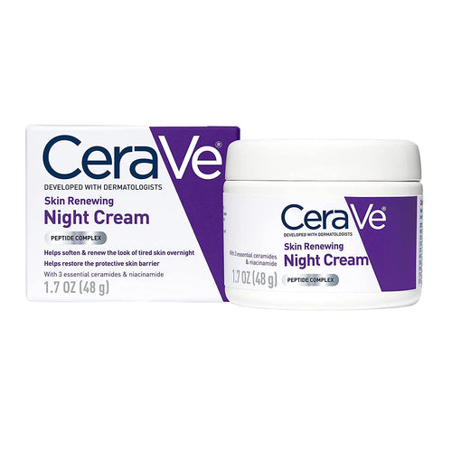 CeraVe Skin Renewing Night Cream | 1.7 Ounce